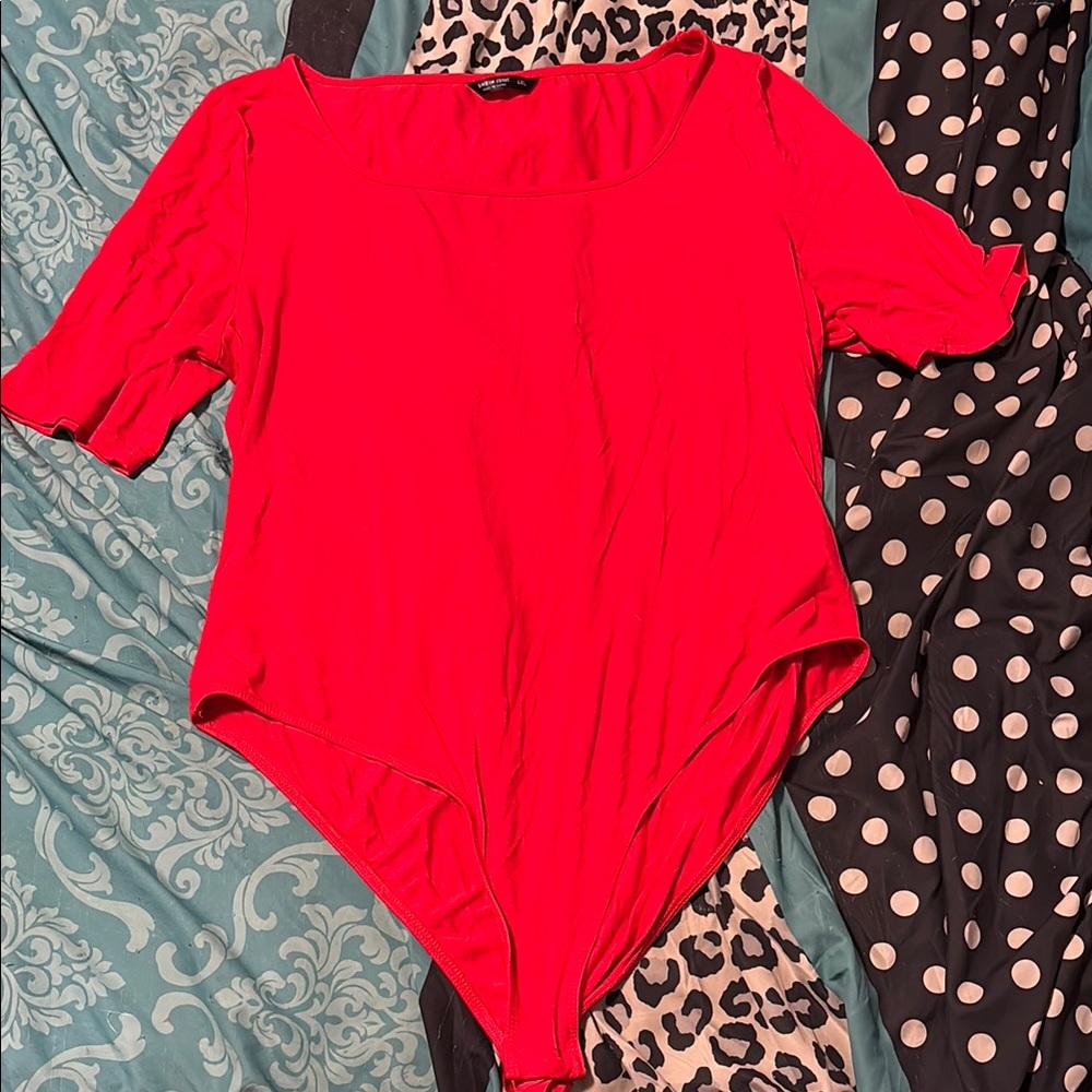 SHEIN Red Bodysuit